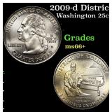 2009-d District of Columbia Washington Quarter 25c