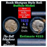 Buffalo Nickel Shotgun Roll in Old Bank Style 