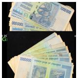 Group of 10 2008 Zimbabwe 1 Million Dollar Hyperin