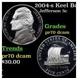 2004-s Keel Boat Proof Jefferson Nickel 5c GEM++ P