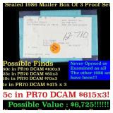 Original sealed box 3- 1986 United States Mint Pro