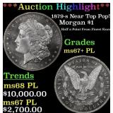 ***Major Highlight*** 1879-s Morgan Dollar Near To