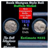 Buffalo Nickel Shotgun Roll in Old Bank Style 