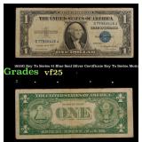 1935G Key To Series $1 Blue Seal Silver Certificat