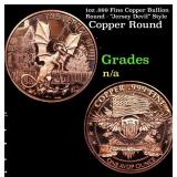 1oz .999 Fine Copper Bullion Round - "Jersey Devil