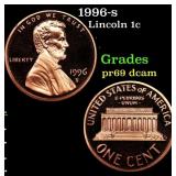 1996-s Proof Lincoln Cent 1c Grades GEM++ Proof De