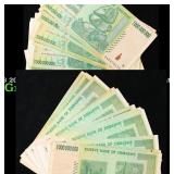 Group of 16 2008 Zimbabwe 1 Billion Dollar Hyperin