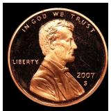 2007-s Proof Lincoln Cent 1c Grades GEM++ Proof De