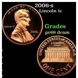 2006-s Proof Lincoln Cent 1c Grades GEM++ Proof De