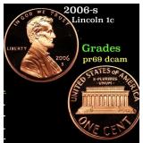 2006-s Proof Lincoln Cent 1c Grades GEM++ Proof De