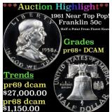 ***Major Highlight*** 1961 Proof Franklin Half Dol