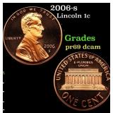 2006-s Proof Lincoln Cent 1c Grades GEM++ Proof De