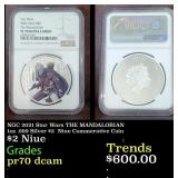 NGC NGC 2021 Star Wars THE MANDALORIAN 1oz .999 Si