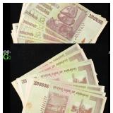 Group of 7 2008 Zimbabwe 200 Million Dollar Hyperi