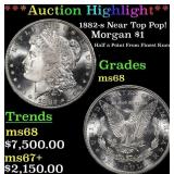 ***Major Highlight*** 1882-s Morgan Dollar Near To