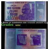 2008 Reserve Bank of Zimbabwe 100 Trillion Dollars