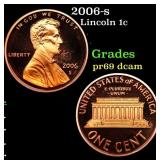 2006-s Proof Lincoln Cent 1c Grades GEM++ Proof De