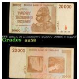 2008 Reserve Bank of Zimbabwe 20,000 Dollars Hyper