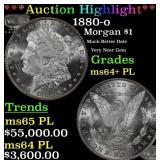 ***Major Highlight*** 1880-o Morgan Dollar $1 ms64