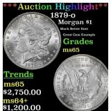 ***Major Highlight*** 1879-o Morgan Dollar $1 ms65