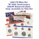 2001 United States Mint Proof Set 10 coins