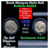 Buffalo Nickel Shotgun Roll in Old Bank Style 