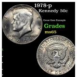 1978-p Kennedy Half Dollar 50c Grades GEM Unc
