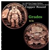 1oz .999 Fine Copper Bullion Round - Abominable Sn