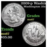 2009-p Washington DC Washington Quarter 25c Grades