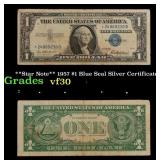 **Star Note** 1957 $1 Blue Seal Silver Certificate