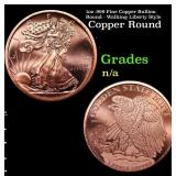 1oz .999 Fine Copper Bullion Round - Walking Liber
