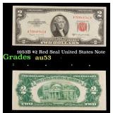 1953B $2 Red Seal United States Note Grades Select