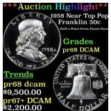 ***Major Highlight*** 1958 Proof Franklin Half Dol