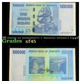 2008 Reserve Bank of Zimbabwe 1 Million Dollars Hy