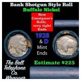 Buffalo Nickel Shotgun Roll in Old Bank Style 