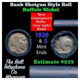 Buffalo Nickel Shotgun Roll in Old Bank Style 