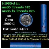 BU Shotgun Jefferson 5c roll, 1990-d 40 pcs Bell T