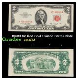 1953B $2 Red Seal United States Note Grades Select