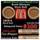 Lincoln Wheat Cent 1c Mixed Roll Orig Brandt McDon