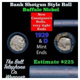Buffalo Nickel Shotgun Roll in Old Bank Style 
