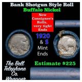 Buffalo Nickel Shotgun Roll in Old Bank Style 
