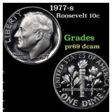 1977-s Proof Roosevelt Dime 10c Grades GEM++ Proof