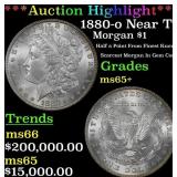 *Highlight* 1880-o Morgan Dollar Near Top Pop! $1