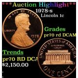 *Highlight* 1978-s Proof Lincoln Cent 1c pr70 rd D