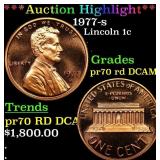 *Highlight* 1977-s Proof Lincoln Cent 1c pr70 rd D