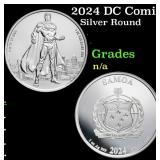 2024 DC Comics Superman 1 oz .999 Silver $5 Samoa