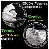 2005-s Western Waters Proof Jefferson Nickel Westw