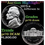 ***Auction Highlight*** 1975-s Proof Jefferson Nic