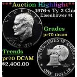 ***Auction Highlight*** 1976-s Ty 2 Clad Proof Eis