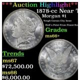 *Highlight* 1878-cc Morgan Dollar Near Top Pop! $1